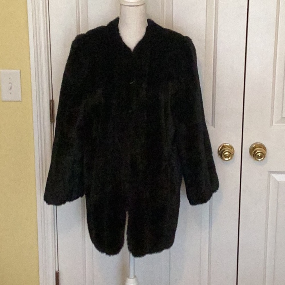 St. John Faux Mink Coat